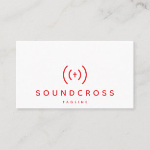 Modèle de carte de visite pour le logo croix et so