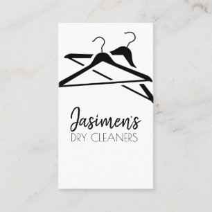 Modèle de carte de visite pour nettoyeurs pressing