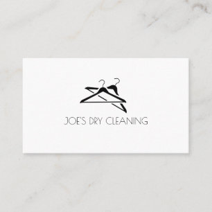 Modèle de carte de visite pour nettoyeurs pressing