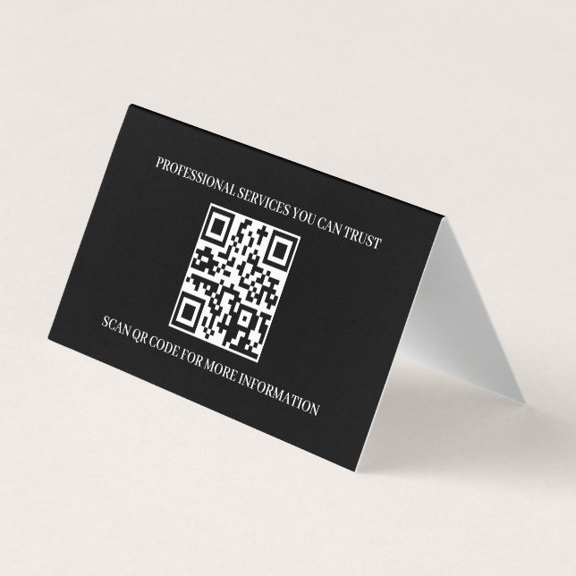 Modèle de carte de visite professionnelle | Modern (Dos)