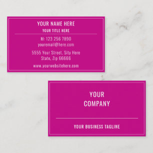 Modèle de carte de visite promotionnelle Couleur p