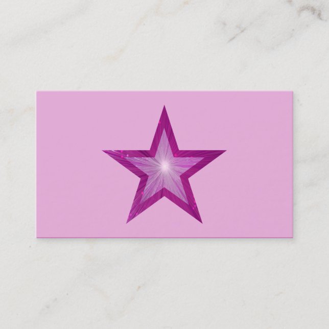 Modèle de carte de visite rose rose pâle rose (Devant)