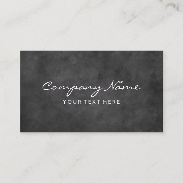 Modèle de carte de visite tableau noir (Devant)