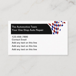 Modèle de carte de visite unique pour l'entreprise