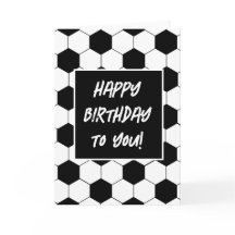 Modèle de carte de vœux avec ballon de football