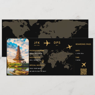 Modèle de carte d'embarquement personnalisé