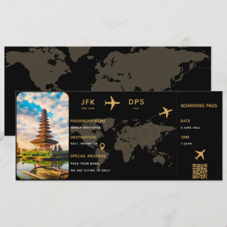 Modèle de carte d'embarquement personnalisé