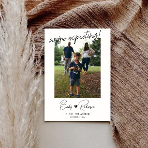 Modèle de Carte photo de grossesse