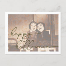 Modèle de carte postale Halloween épouvantable