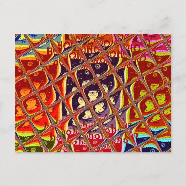 Modèle de Carte Postale Horizontale (Devant)