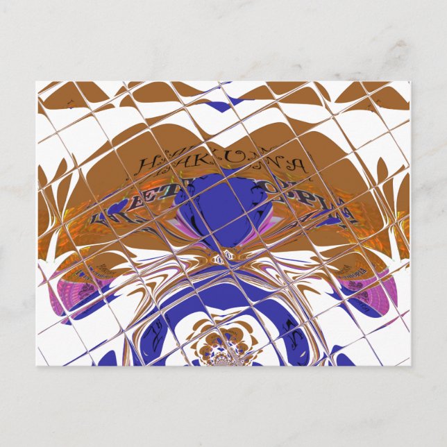 Modèle de Carte Postale Horizontale (Devant)