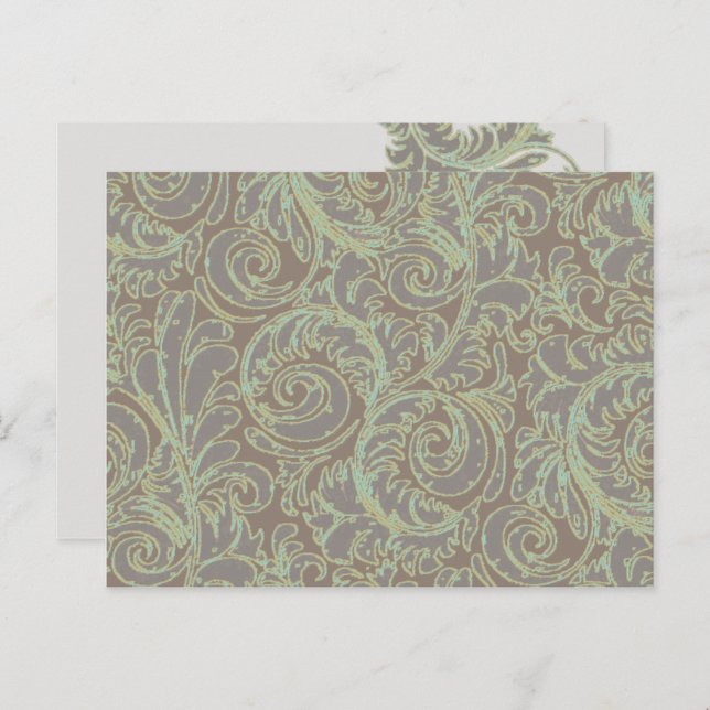 Modèle de carte postale n° 6 (Devant / Derrière)