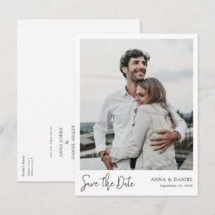 Modèle de carte postale photo personnalisée pour a