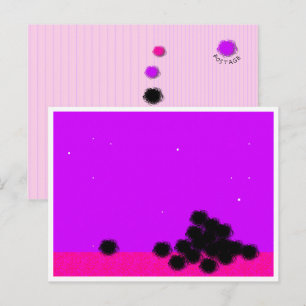 Modèle de carte postale pour les algues