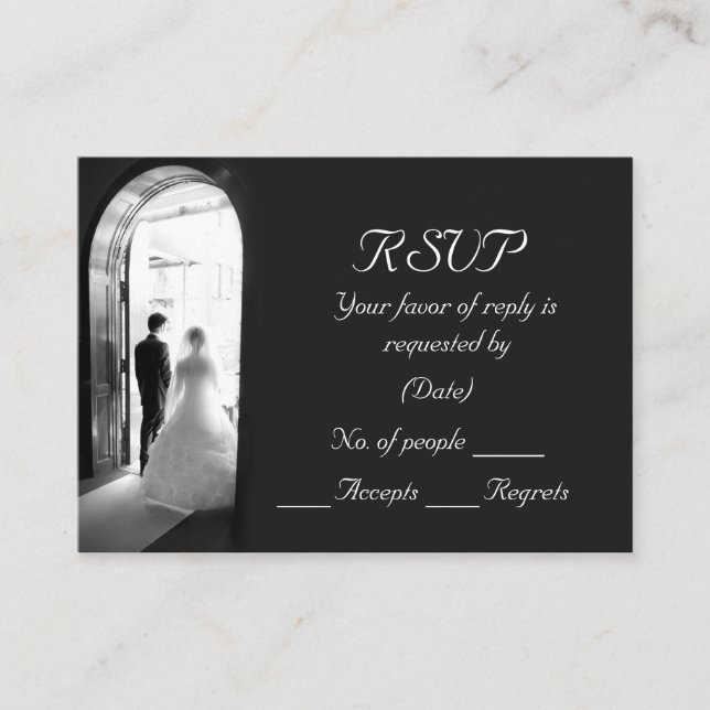 Modèle de carte RSVP (Devant)