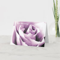 Modèle de cartes de note de rose de pourpre