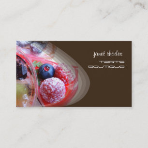 Modèle de cartes de visite pour boulangeries et pâ