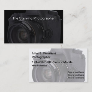 Modèle de Cartes de Visite pour Photographe Créati