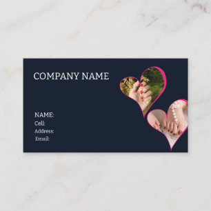 MODELE DE CARTES DE VISITE POUR SALON DE MANUCURE