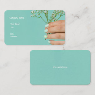 MODELE DE CARTES DE VISITE POUR SALON DE MANUCURE