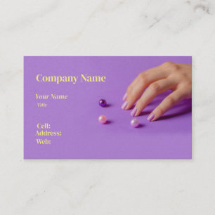MODELE DE CARTES DE VISITE POUR SALON DE MANUCURE