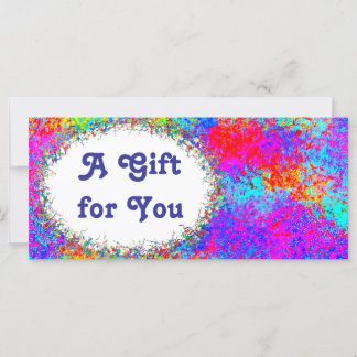 Modèle de certificat cadeau de fête
