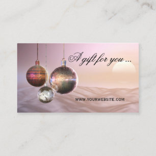Modèle de certificat cadeau de Noël chic