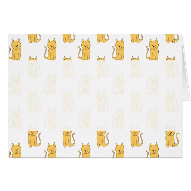 Modèle de chat de gingembre (Devant horizontal)