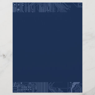Modèle de circuit de carte mère Blue Geek