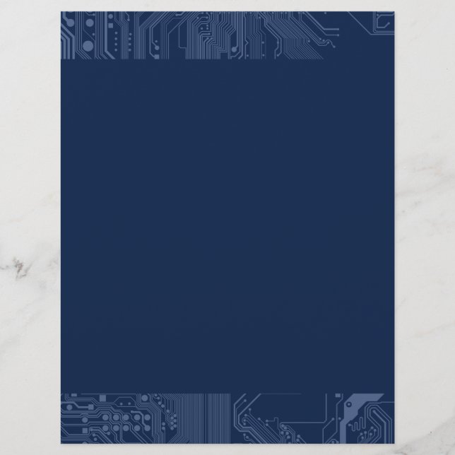 Modèle de circuit de carte mère Blue Geek (Devant)