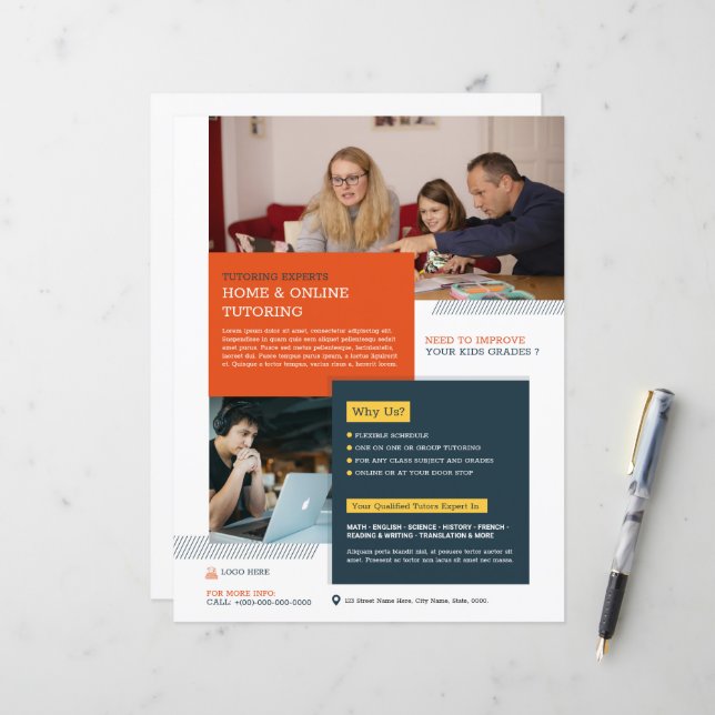 Modèle de circulaire du service de tutorat (Devant/Arrière en situation)