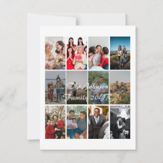 Modèle de collage de 12 photos de souvenirs pour g