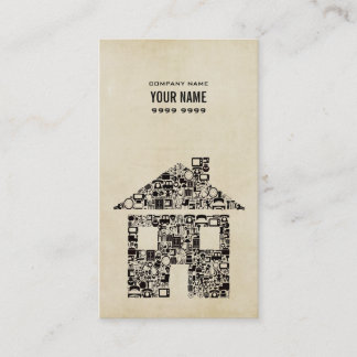 Modèle de construction moderne Carte de visite