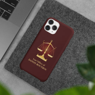 Modèle de coque de téléphone à échelle de droit d'