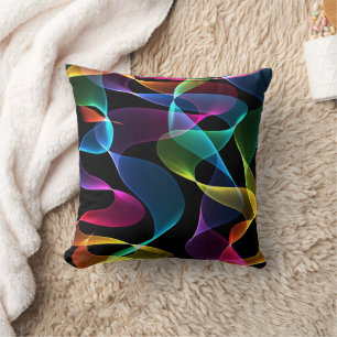 Modèle de couleur coussin tourbillon arc-en-ciel A