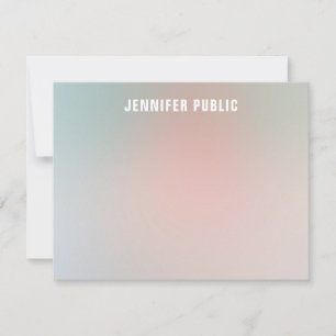 Modèle de couleurs élégantes de script monographiq