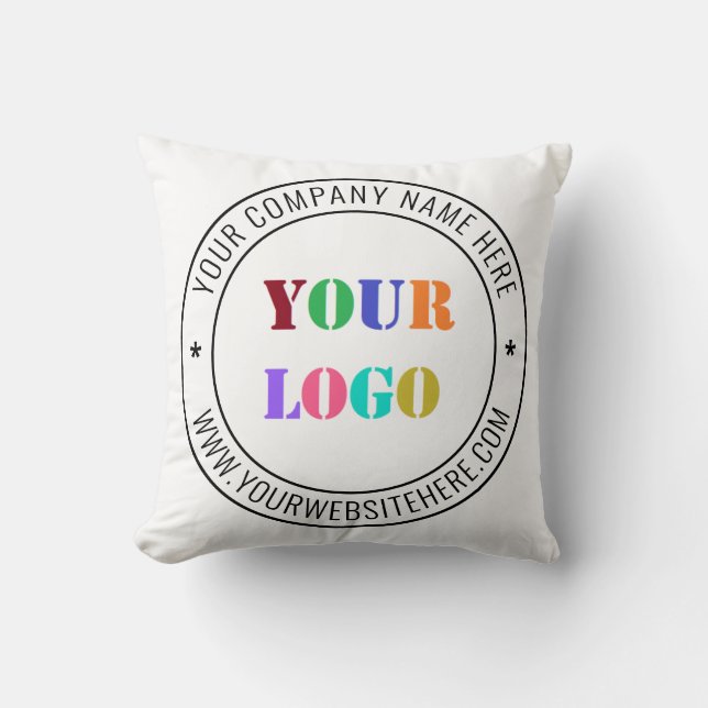 Modèle de Coussin d'entreprise personnalisé (Recto)