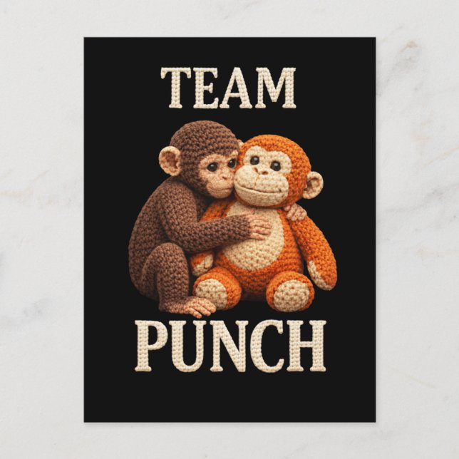 Modèle de crochet Baby Monkey Punch Amigurumi mign (Devant)