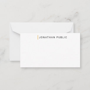 Modèle de design minimaliste monographique personn