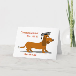 Modèle de diplôme Dachshund Dog personnalisable