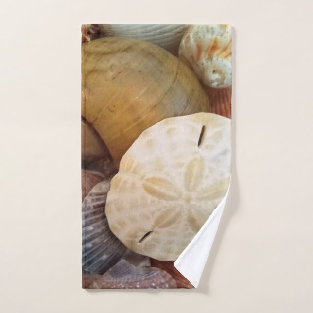 Modèle de dollar de sable de coquillage (Serviette à main)