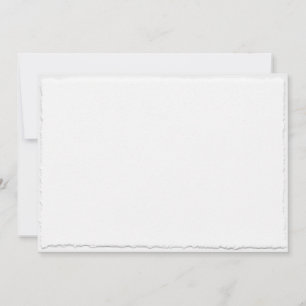 Modèle de faire-part de mariage à bord déchiré fau