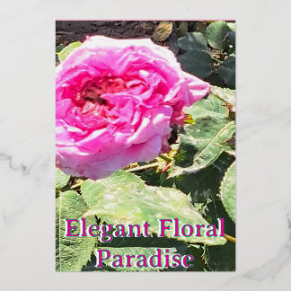 Modèle de faire-part de mariage élégant | Floral m
