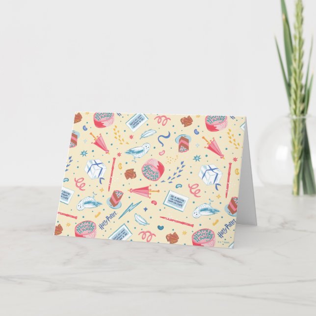 Modèle de fête d'anniversaire HARRY POTTER™ (Devant)