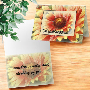 Modèle de fleur baignée de soleil pour penser à vo