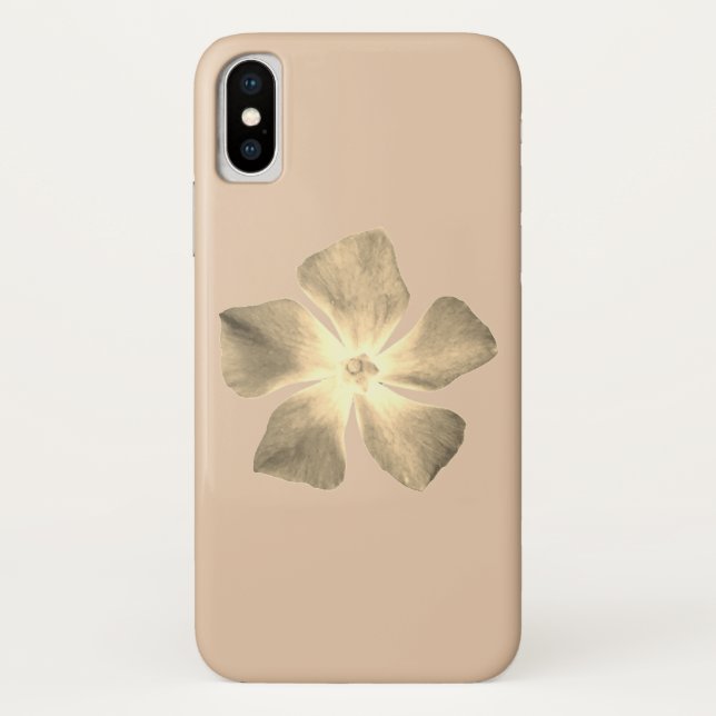 modèle de fleur coque iphoneX pomme (Dos)