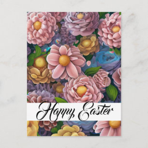 Modèle de fleurs mixtes de Pâques Joyeuses Vacance