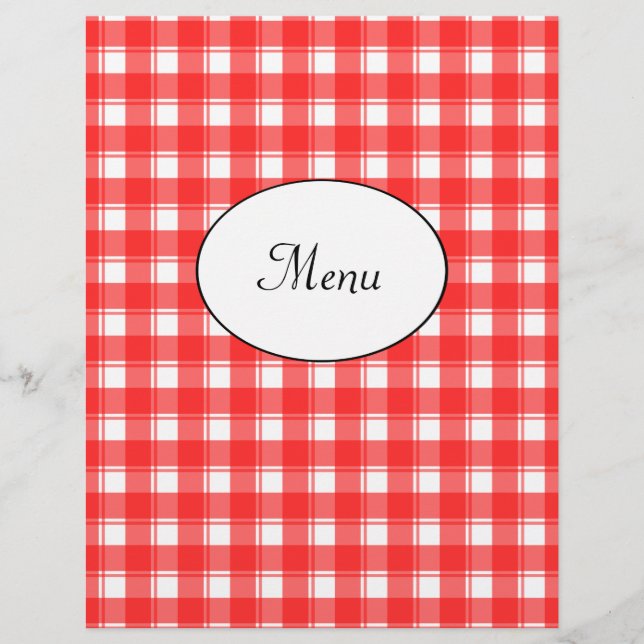 Modèle de flyer personnalisé pour menu de restaura (Devant)