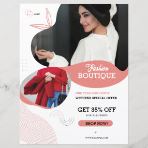 Modèle de Flyer pour Boutique de Mode