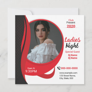 Modèle de Flyer pour Soirée des Dames